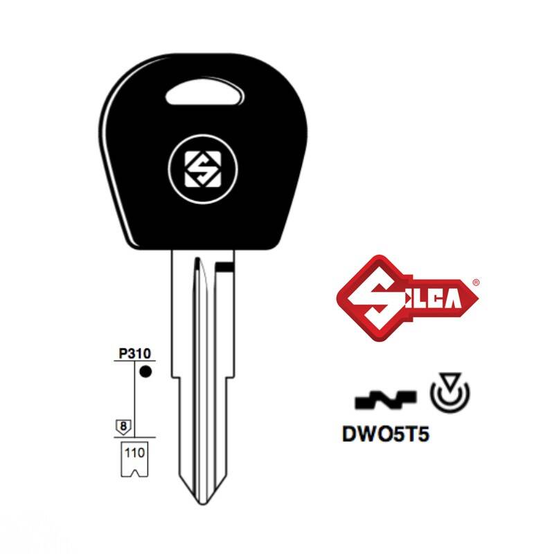 Klucz SILCA pod trans. pusty DWO5T5