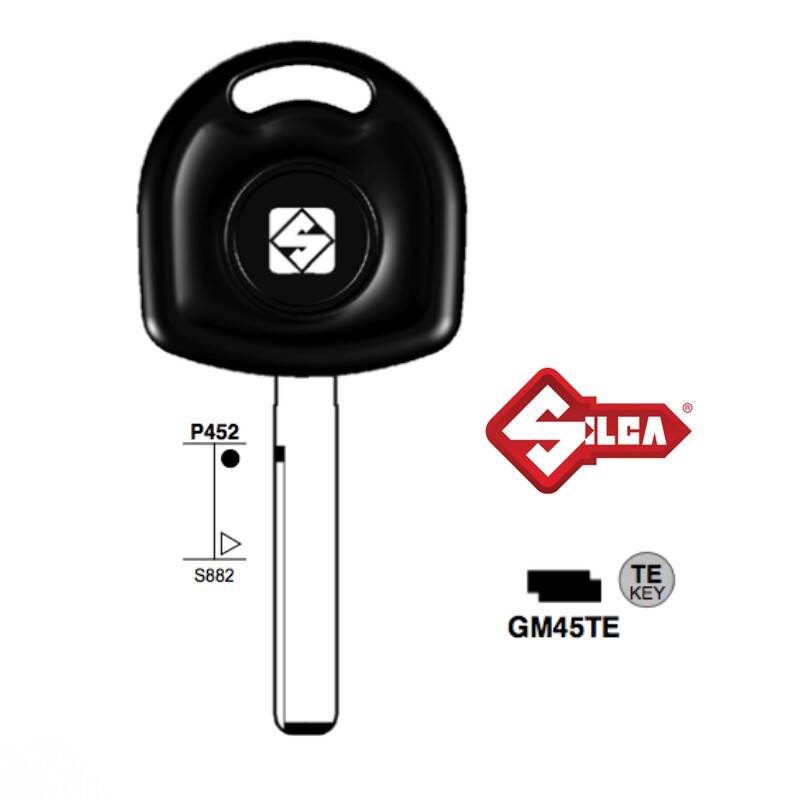 Klucz SILCA pod trans. pusty GM45TE