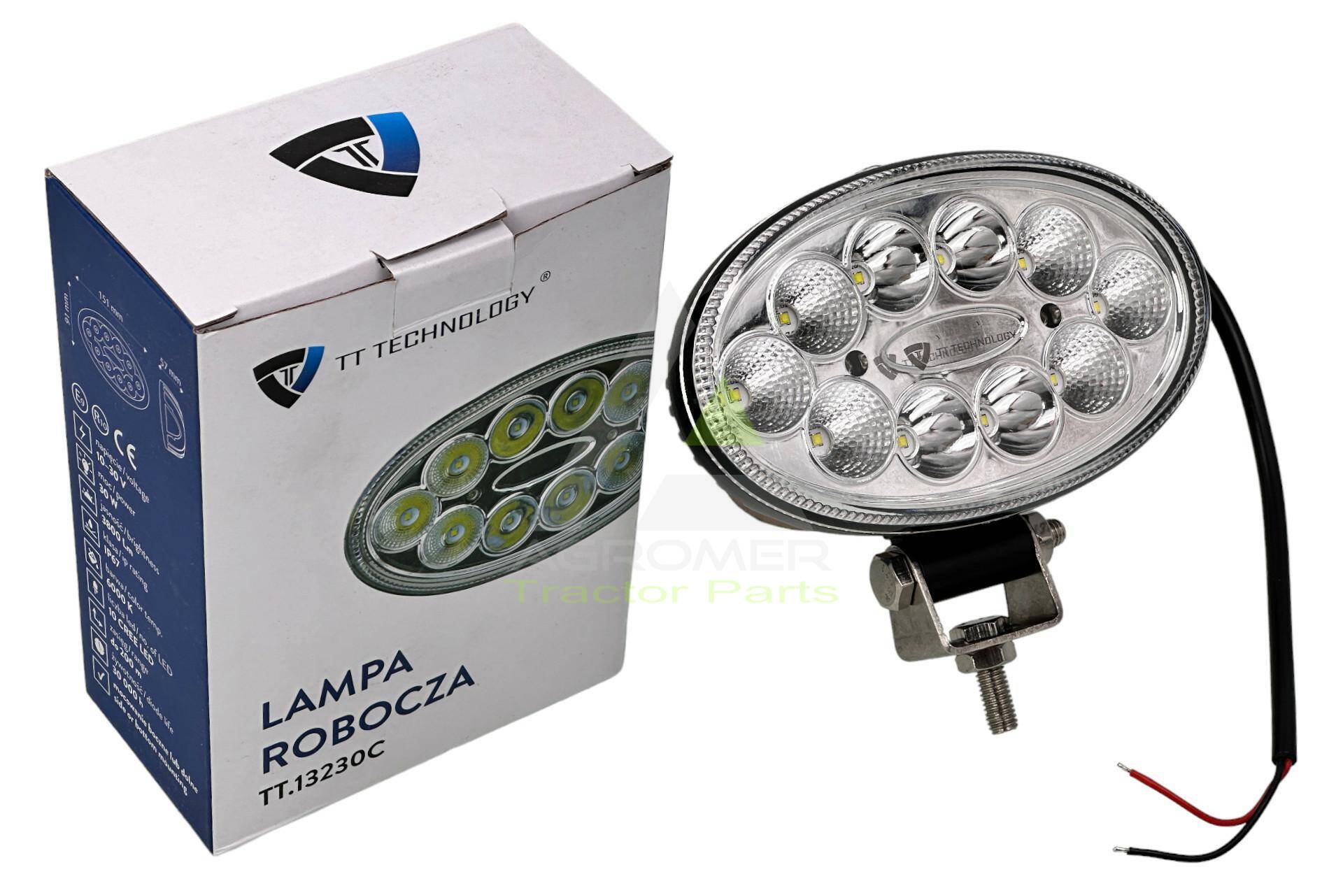 Lampa robocza LED 3800Lm 30W 10 led