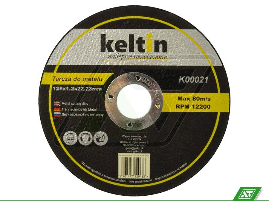 Tarcza do metalu Keltin 125x1.2 K00021