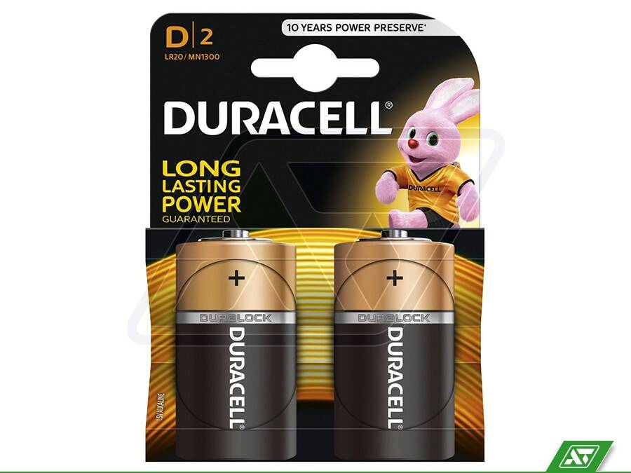 Bateria Duracell LR-20 Alkaline 2 sztuki