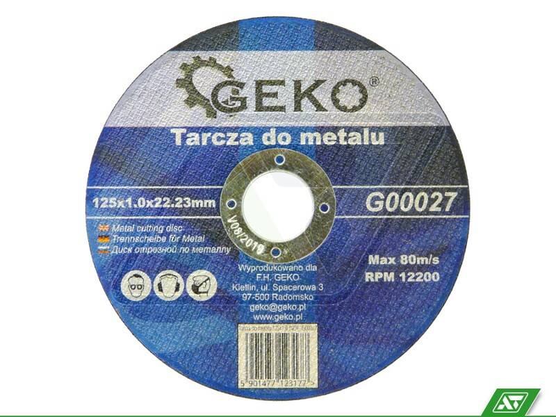 Tarcza do metalu Geko 125x1.0x22 G00027