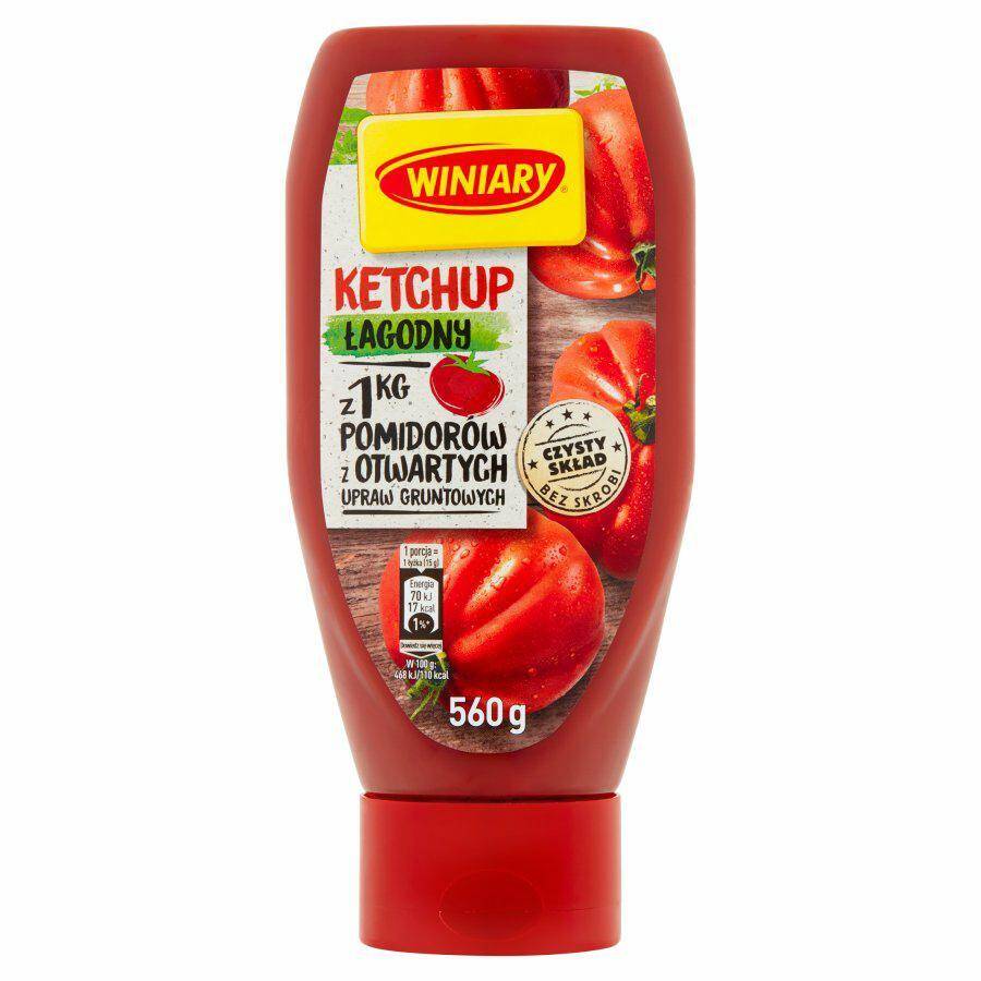 WINIARY Ketchup 560g Łagod.*10