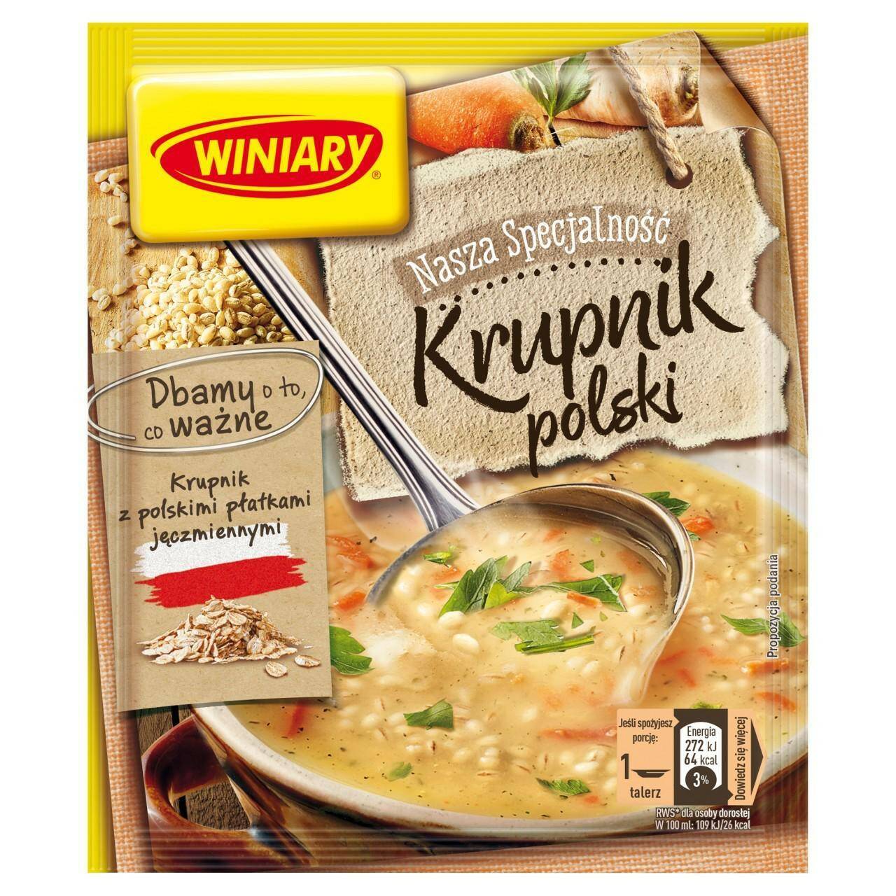 WINIARY zupa krupnik 59g*25.