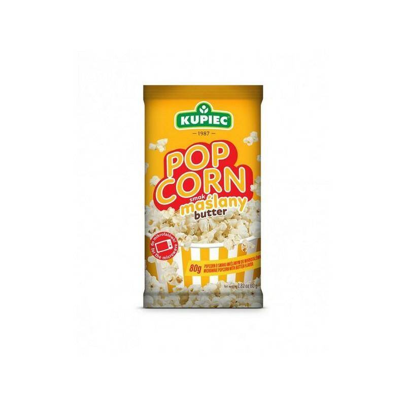 KUPIEC Popcorn Maślany 80g*25.