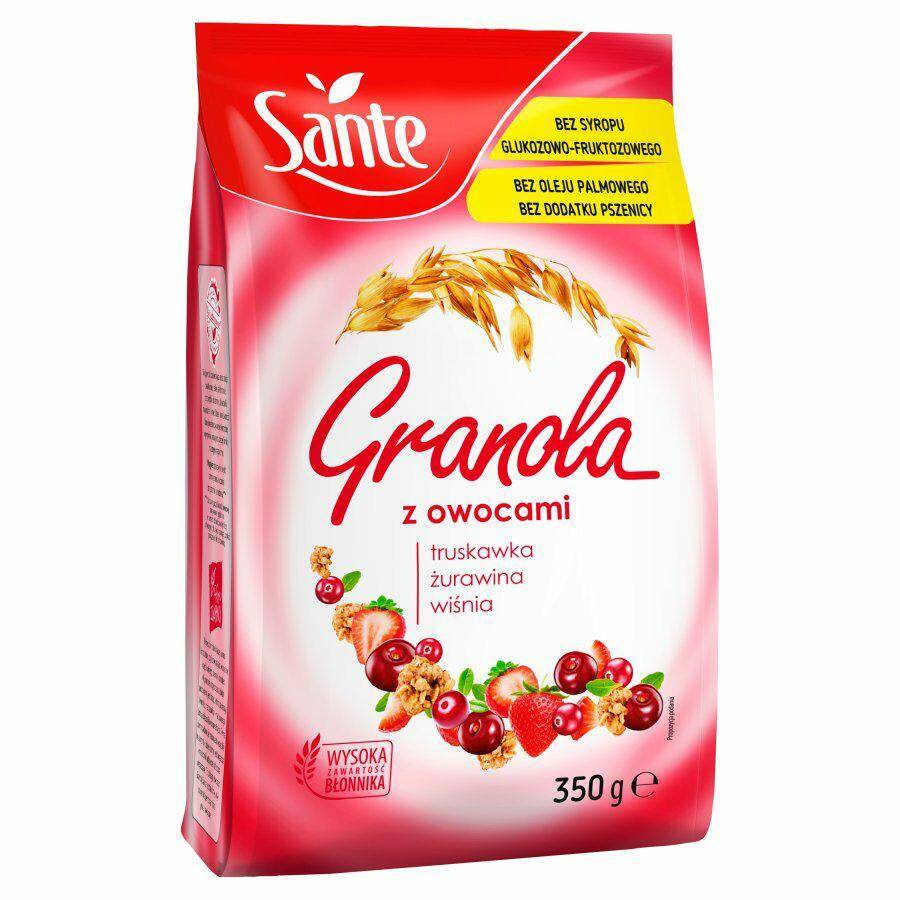 SANTE Granola owoc 350g*14.
