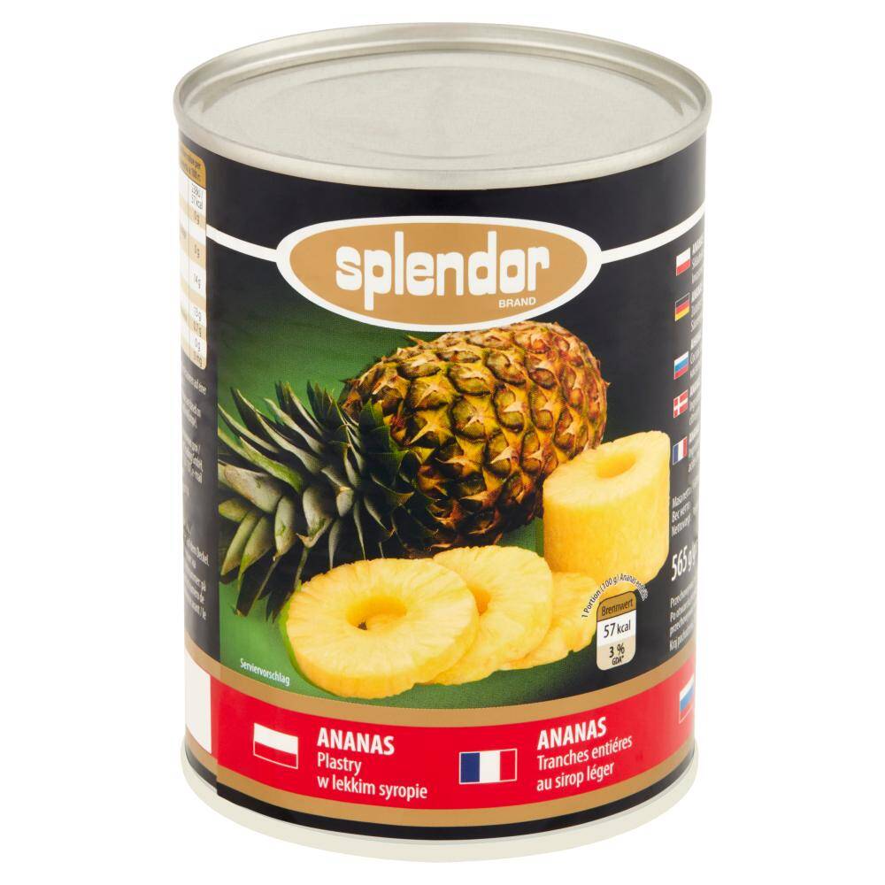 SPLENDOR ananas 580g*24.