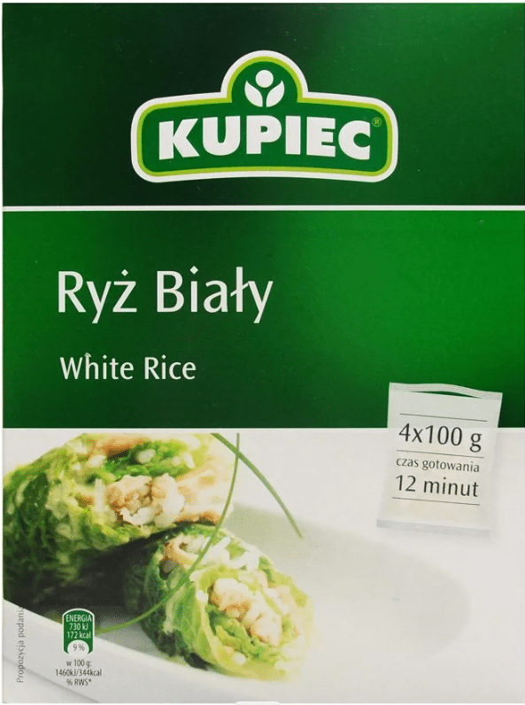 KUPIEC ryż 4x100g saszetki*12.