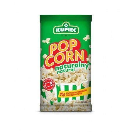 KUPIEC Popcorn Naturalny 80g*25.