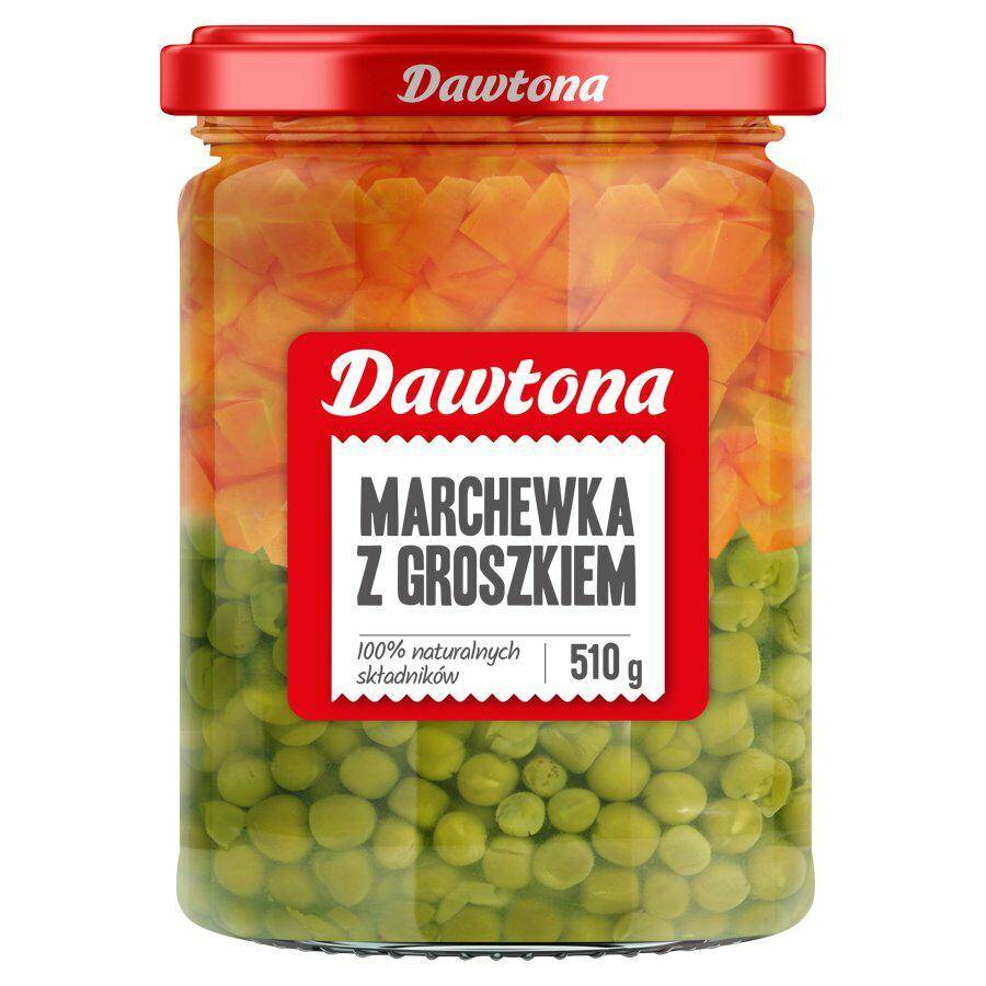 DAWTONA groszek/marchewka 510g*6.