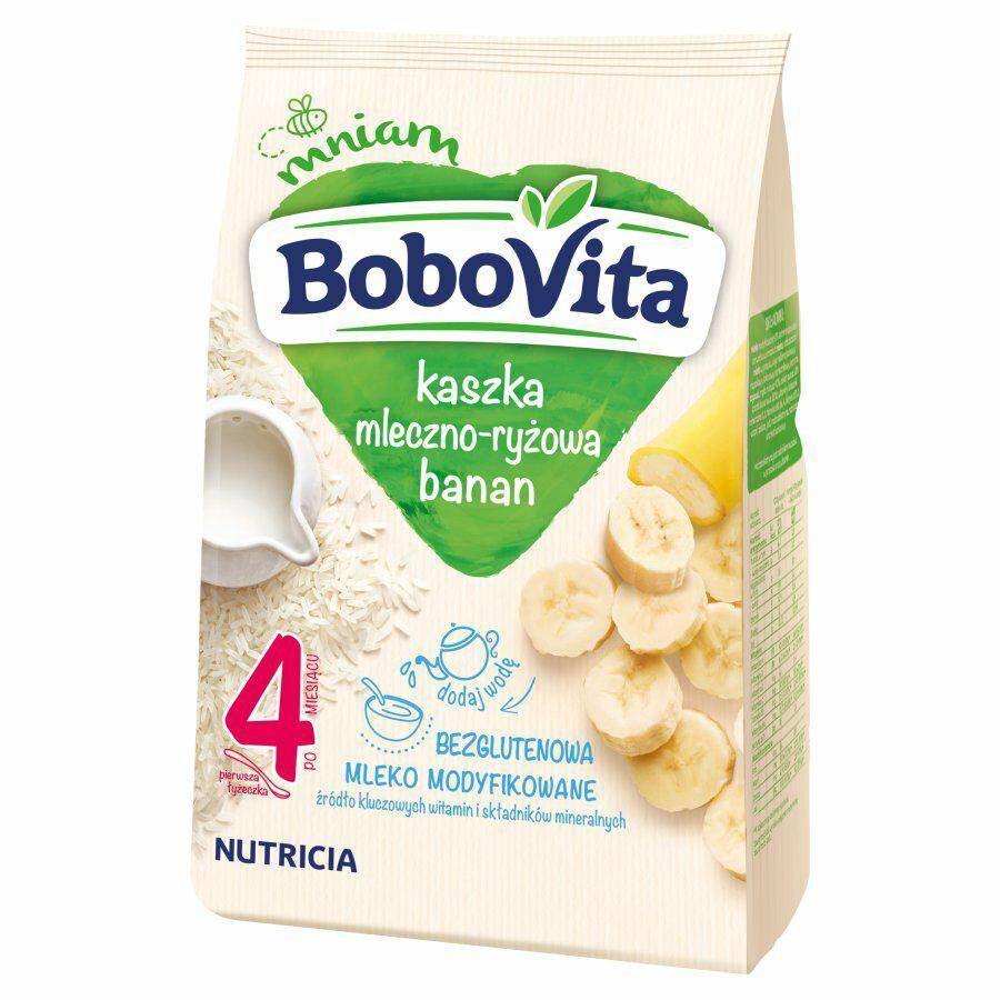 Bobo Vita Kaszka mleczno ryżowa banan