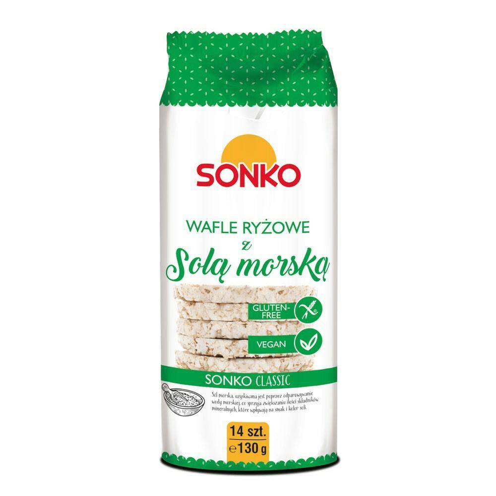 SONKO Wafle ryż Solone 130g*16.