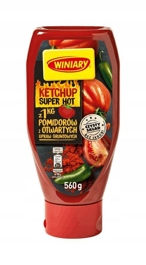 WINIARY Ketchup 560g HOT*10