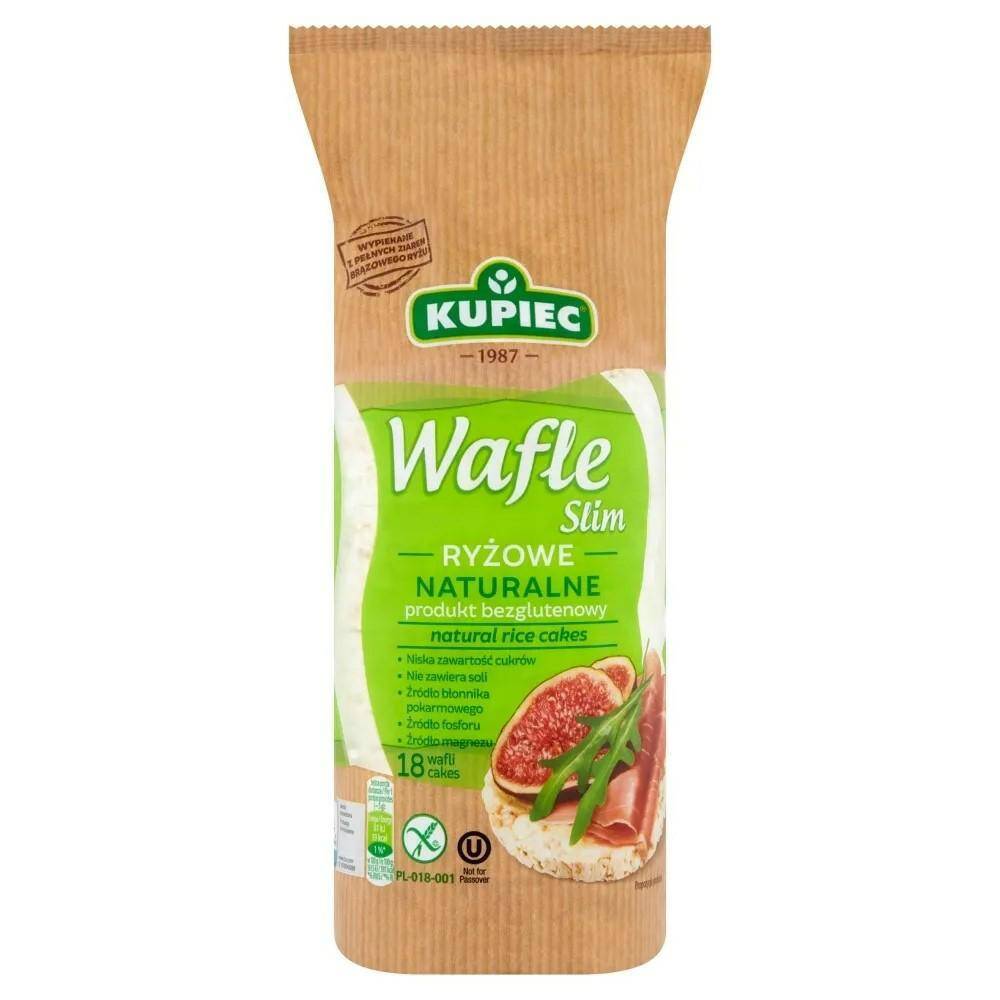 KUPIEC wafle ryżowe SLIM NATURALNE 90g [16]