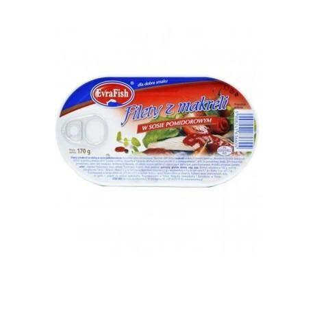 EVRAFISH filet z makreli w pomidorach 170g [16]