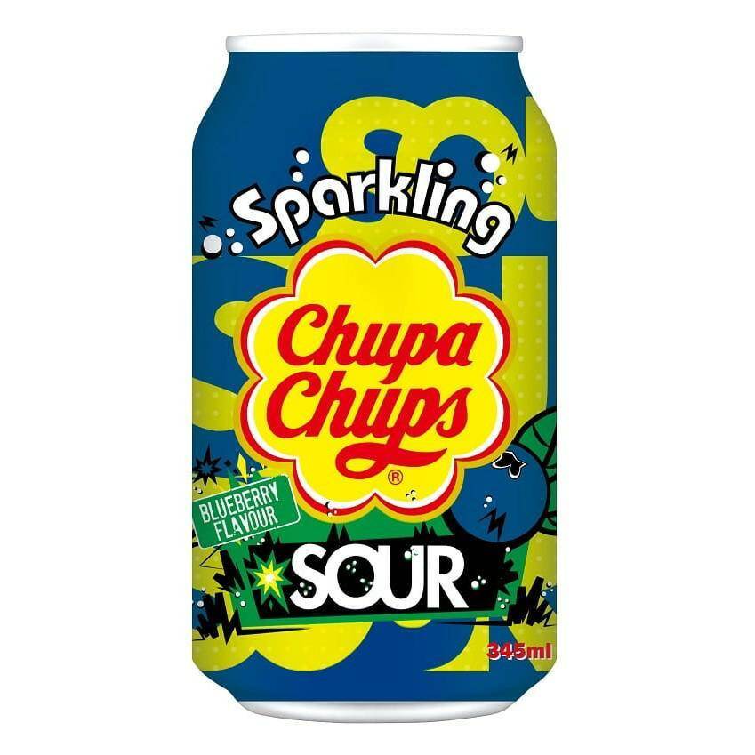CHUPA CHUPS napój gazowany SOUR BLUEBERRY 345ml [24]