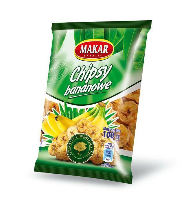 MAKAR chipsy BANANOWE 100g [40]