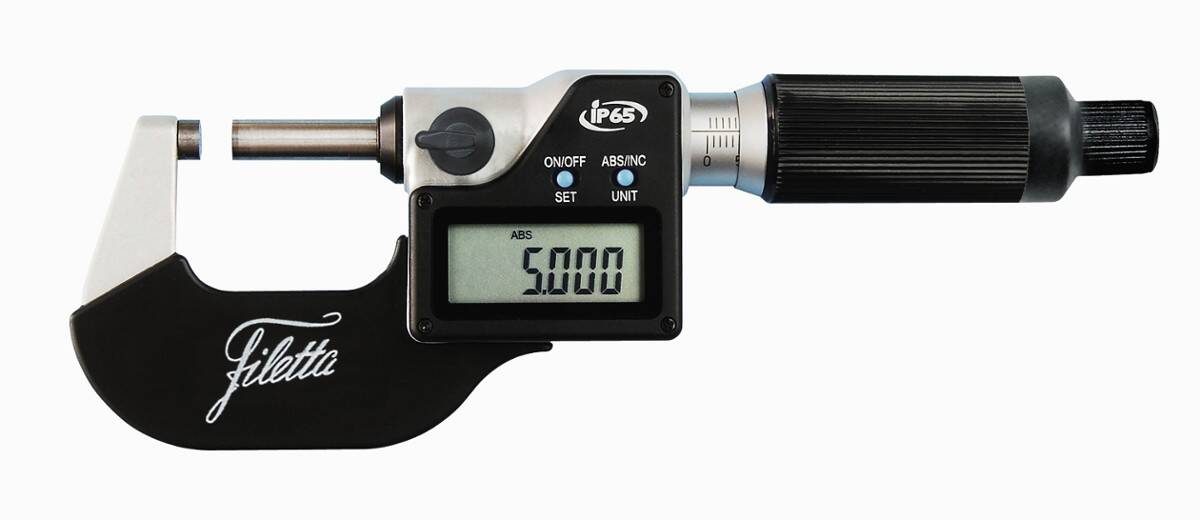 SCHUT mikrometr elektroniczny 0-25/0,001 mm IP65 z szybką regulacją 909.545