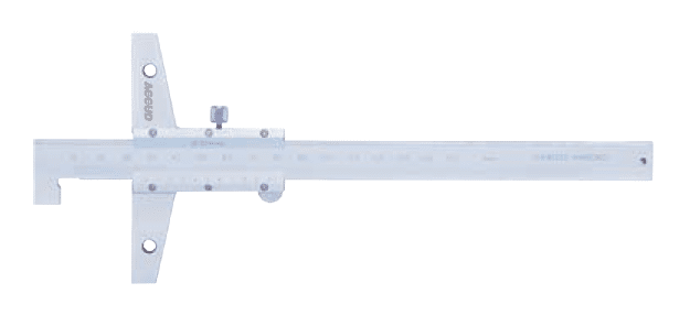 ACCUD głębokościomierz analogowy 0-150mm z hakiem 192-006-11