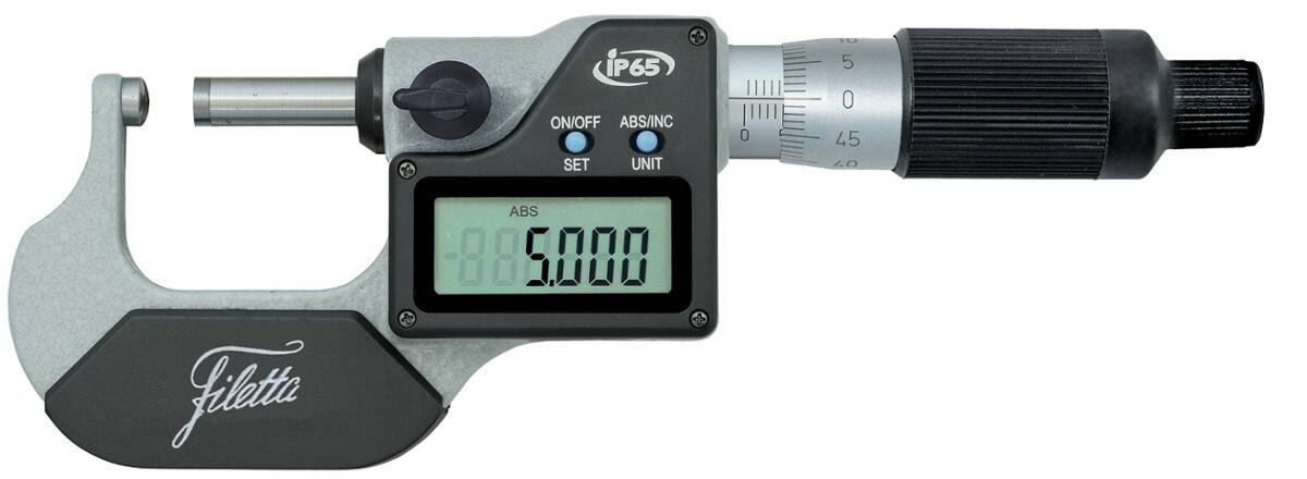 SCHUT mikrometr elektroniczny sferyczny 75-100/0,001mm  IP65 909.601