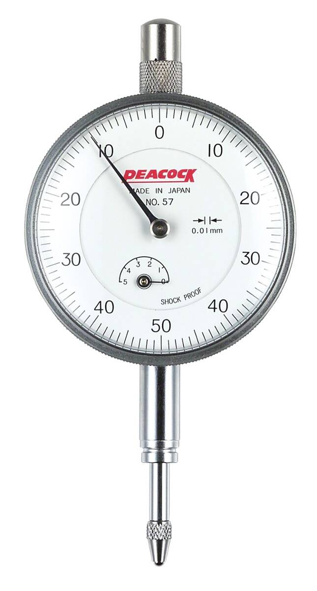 PEACOCK czujnik zegarowy 0-5/0,01mm DIN878 855.517