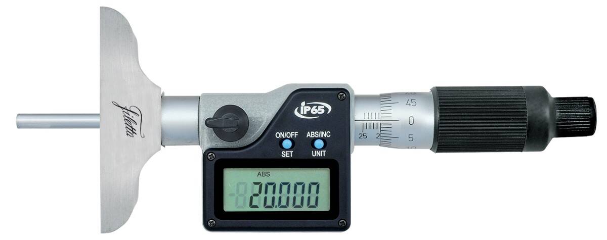 SCHUT głębokościomierz elektroniczny 0-150/0,001mm IP65 poprzeczka 101,5mm końcówka sferyczna 909.762
