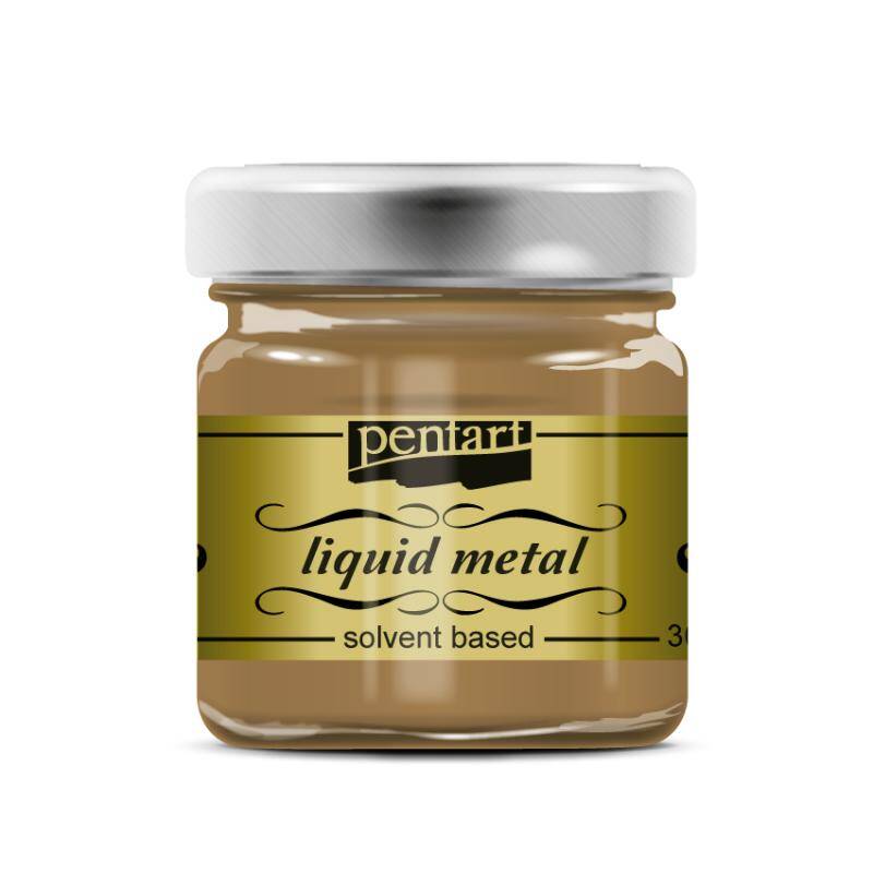 Liquid Metal 30ml- Antique Gold Pentart