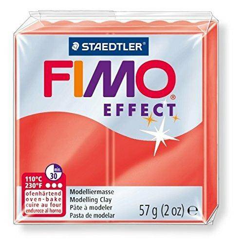 Modelina FIMO Effect 57g, 204 czerwony