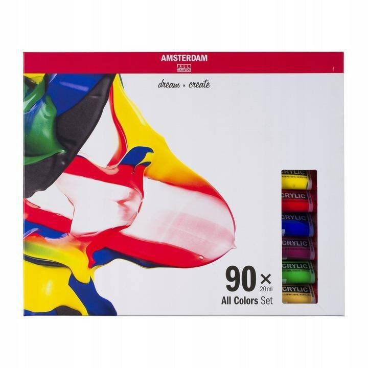 Zestaw Farb Akrylowych Amsterdam 90x20ml