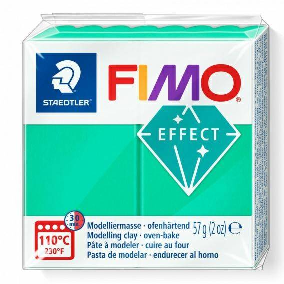 Modelina FIMO Effect 57g, 504 zielony