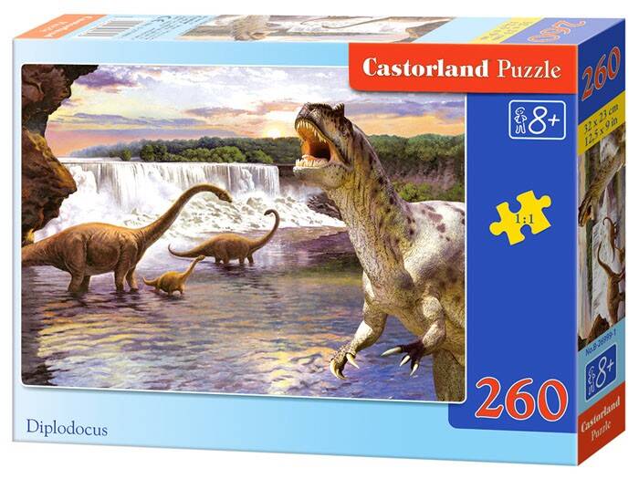 Puzzle 260 el. Dinozaury Castorland