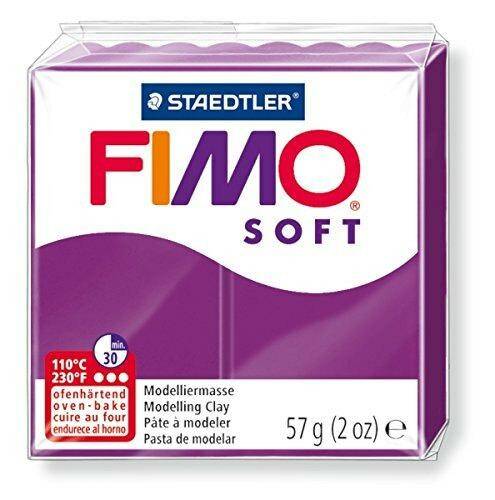 Modelina FIMO Soft 57g, 61 fioletowy
