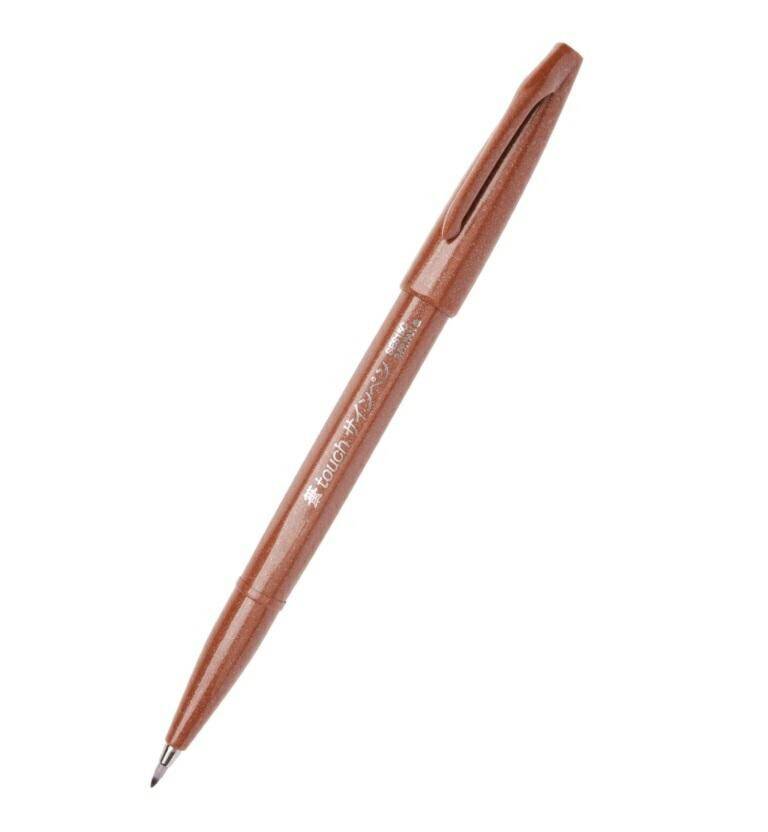 Pisak pędzelkowy Brush Sign Pen brązowy