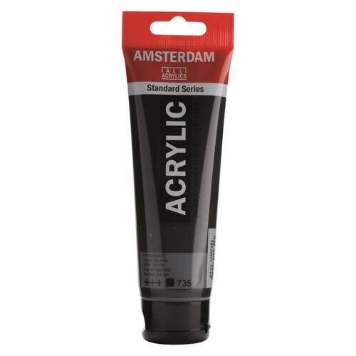 Amsterdam Acrylic 735 Oxide Black 120ml