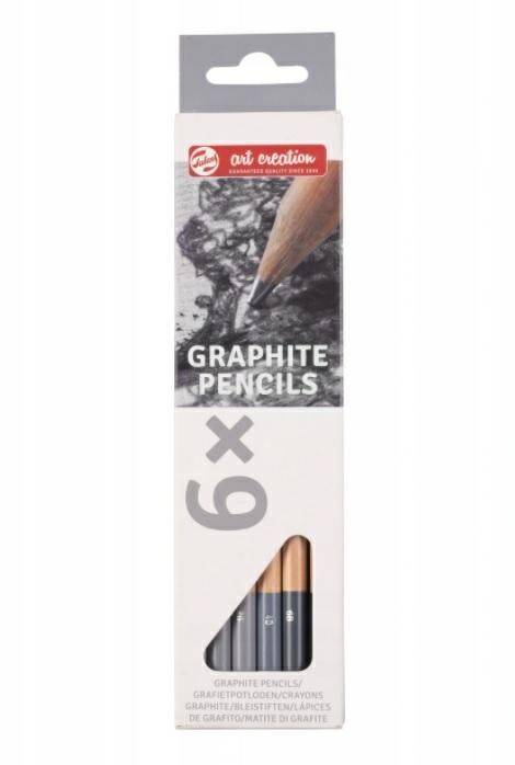 Zestaw 6 ołówków grafitowych Talens