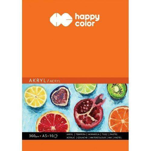 Blok do akrylu A5 360g Happy Color