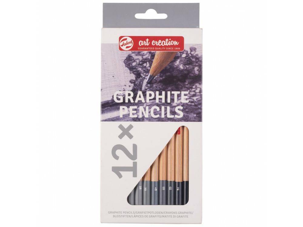 Zestaw 12 ołówków grafitowych Talens