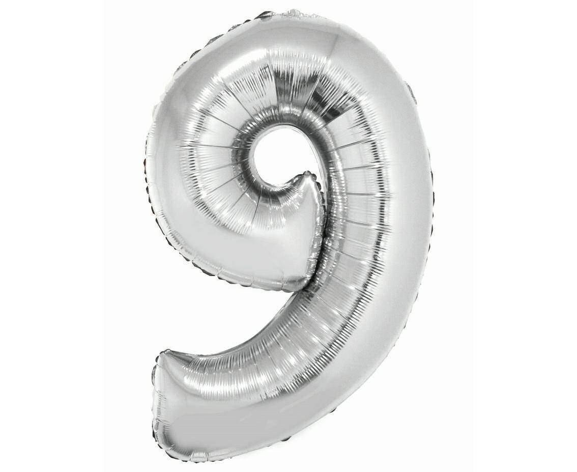 Balon foliowy 76cm Smart srebrny 9