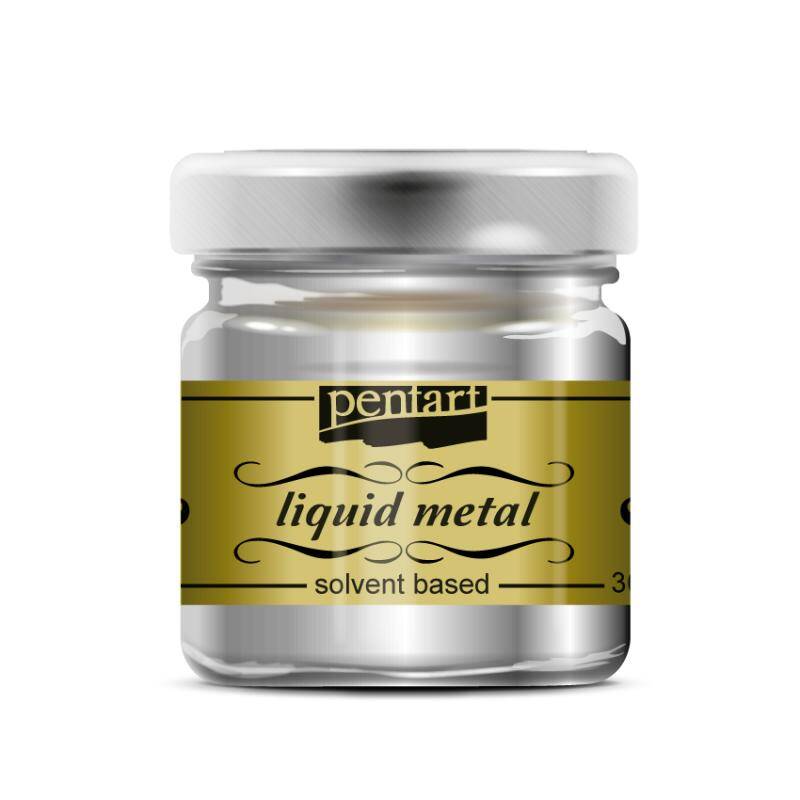 Liquid Metal 30ml- Silver Pentart