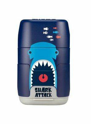 Temperówka z gumką Compact Shark attack