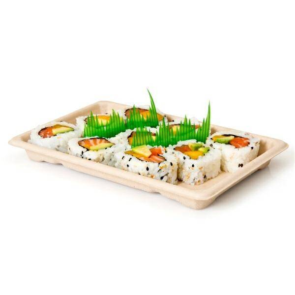 Sushi Box 5 tacka z trzciny 23,5x15,5x2