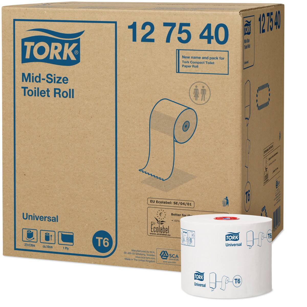 Papier toaletowy - automatyczna zmiana rolek T6