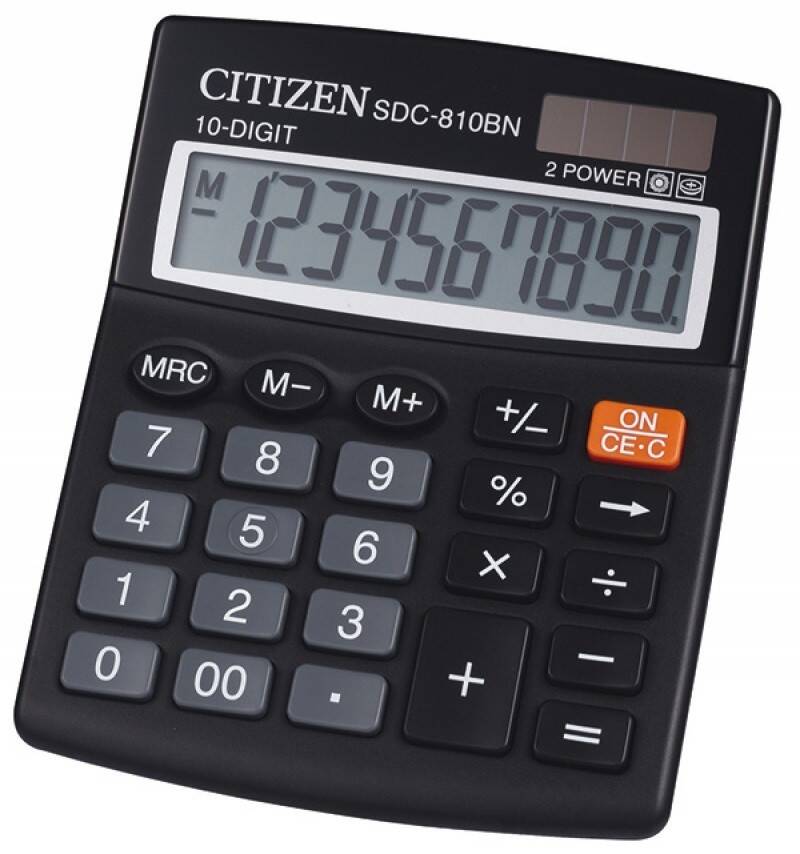 Kalkulator biurowy 10-cyfrowy czarny