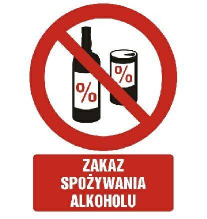 GC031 Zakaz spożywania alkoholu