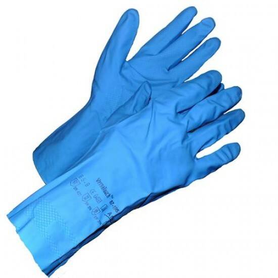 Rękawiczki gospodarcze niebieskie M
