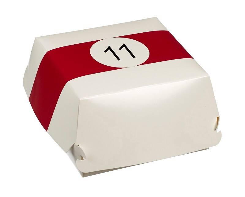 BILLARD pudełko hamburger 140x140x70mm