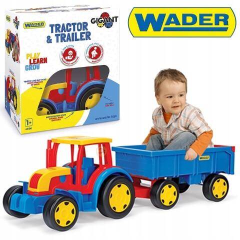 Traktor z przyczepą 55cm 661004 R20