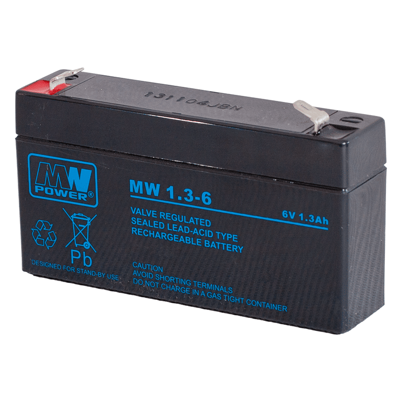 Gel battery 6V 1,3Ah MW
