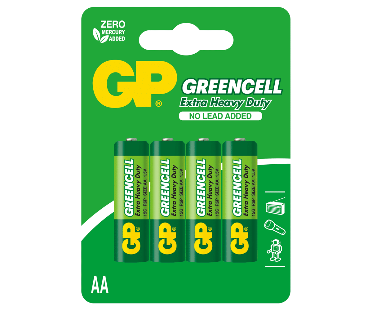 Bateria R6 GP GREENCELL (4 sztuki)