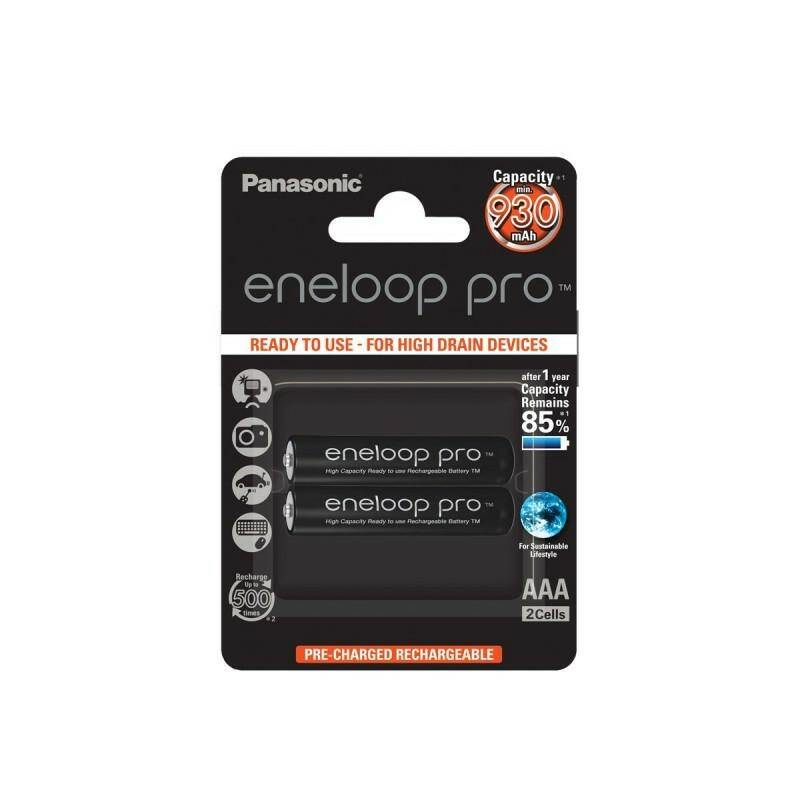 Akumulatorki Panasonic Eneloop PRO R3 AAA 930mAh (2 sztuki)